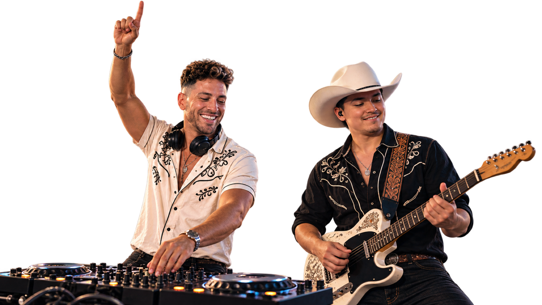 Mixmode: Jordan Miller on the decks and Kristian Cruz on live electric guitar